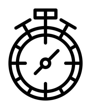 Çalar saat simgesi. beyaz arkaplanda izole edilmiş web tasarımı için saat alarm vektörü simgesi