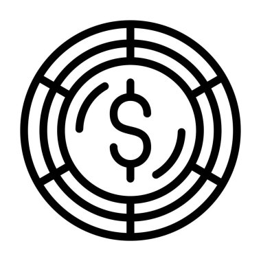 Bozuk para dolar simgesi