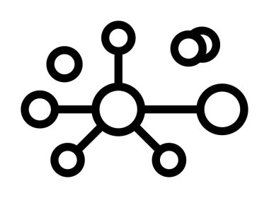 vektör ağ simgesi, vektör illüstrasyonu