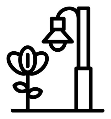 bitki simgesi vektör çizimi çizimi