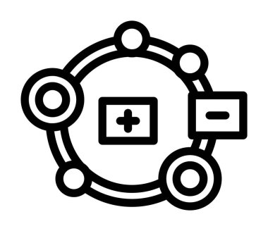 ağ paylaşım simgesi çizimi