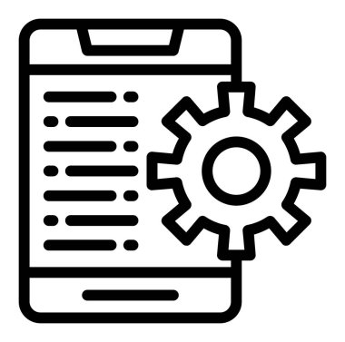 Web geliştirme simgesi, basit biçim