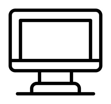 Bilgisayar monitörü simgesi, özet biçimi