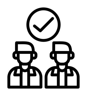 doktor vektör ince çizgi simgesi