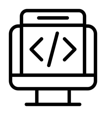 Web tasarım ikonu vektör illüstrasyonu