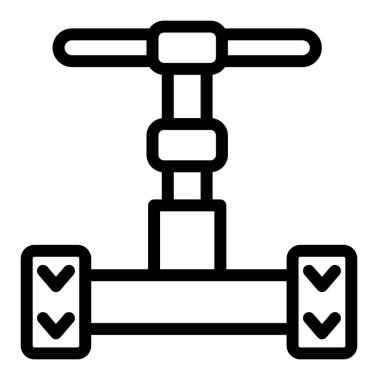 Spor salonu. Web simgesi basit illüstrasyon