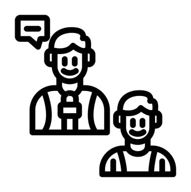 Telefonu olan bir adamın vektör çizimi.