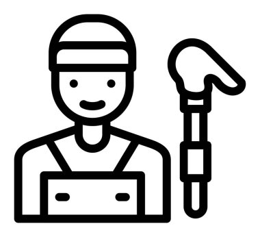 inşaat simgesi vektör illüstrasyonu