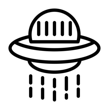 Yağmur. Web simgesi basit tasarım