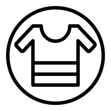 Gömlek. Web simgesi basit illüstrasyon