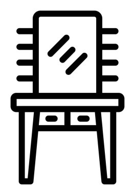 kanepe ikonu vektör illüstrasyonu