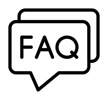 faq web sayfası simgesi