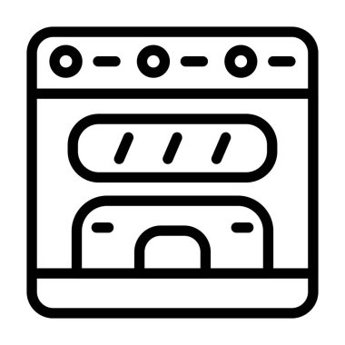 fırın simgesi, taslak biçimi