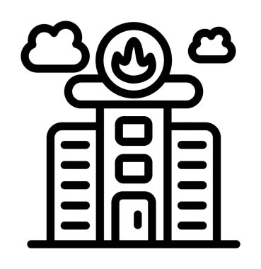 Ağ vektör satırı simgesi