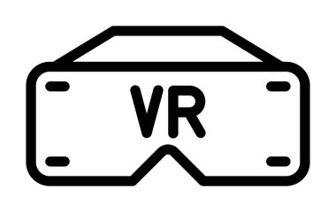Vr. Web simgesi basit tasarım