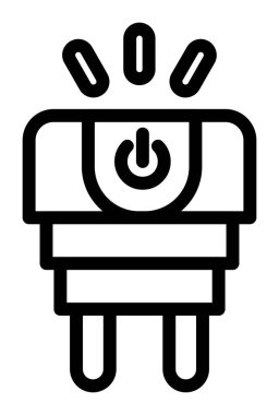 Modern araba simgesinin vektör illüstrasyon simgesi