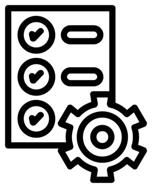 Teçhizat Web simgesi basit illüstrasyon