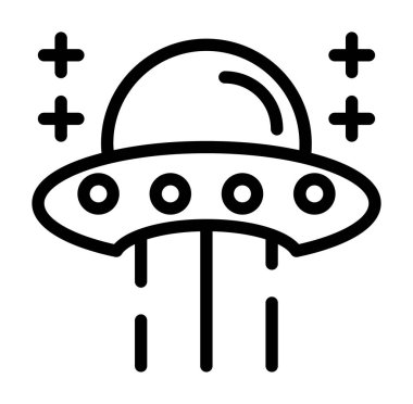 Uzaylı UFO simgesi, özet biçimi