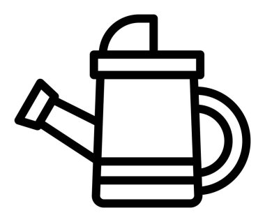 İç bakalım. Web simgesi basit illüstrasyon