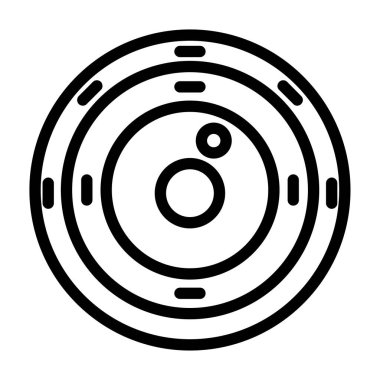 Dünya ikonu. Beyaz arkaplanda izole edilmiş web tasarımı için ana gezegen vektör simgesi