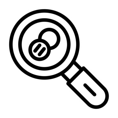 arama büyüteç simgesi, özet biçimi