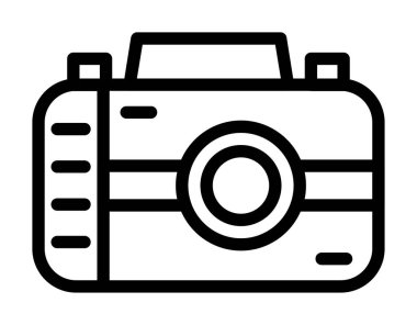 kamera simgesi vektör illüstrasyonu
