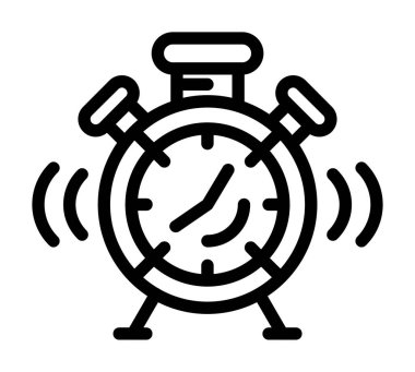 Alarm saat simgesi, özet biçimi