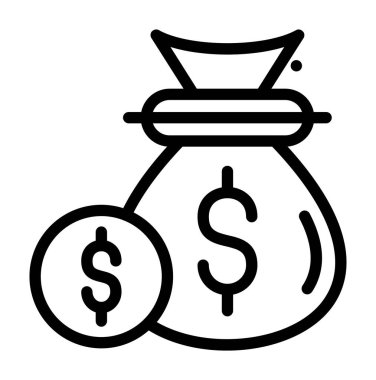 para çantası vektör simgesi