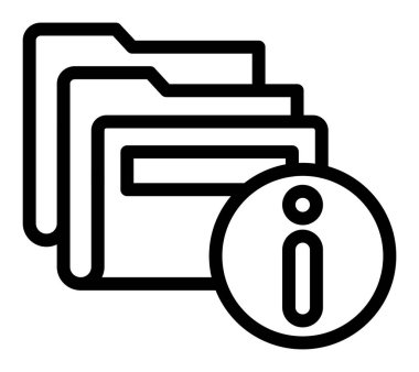 belge simgesi, vektör çizimi