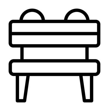 Yatak vektör satırı simgesi