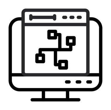 ağ paylaşım simgesi vektörü