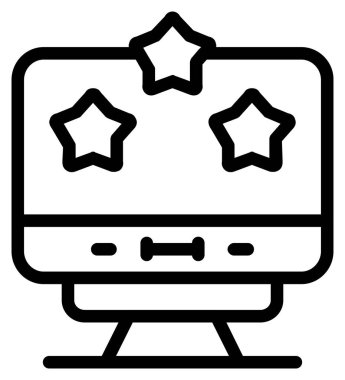 dizüstü bilgisayar simgesi, vektör illüstrasyonu