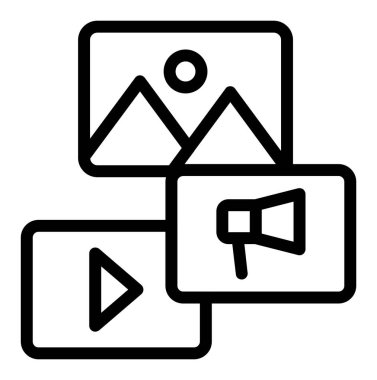 reklam pazarlama simgesi, özet biçimi