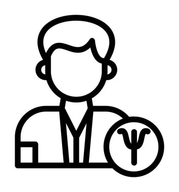 İş satırı simgesi, vektör çizim