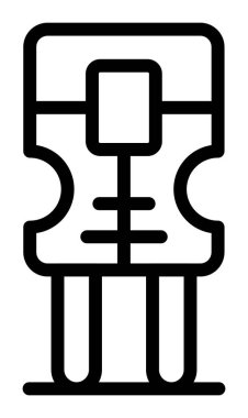 Tren istasyonu. Web simgesi basit illüstrasyon