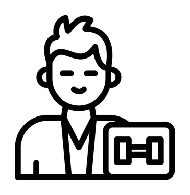 Tablet ve dizüstü bilgisayar vektör tasarımı olan adam