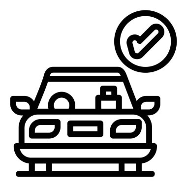 Araba tamir simgesi, taslak biçimi