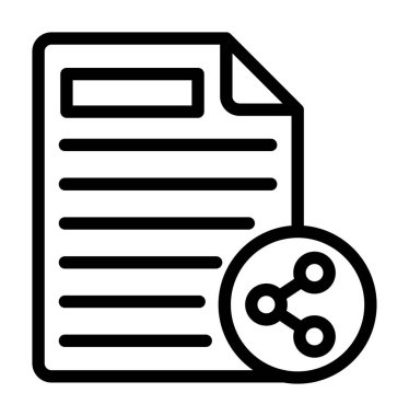 kağıt simgesi, özet biçimi olan belge