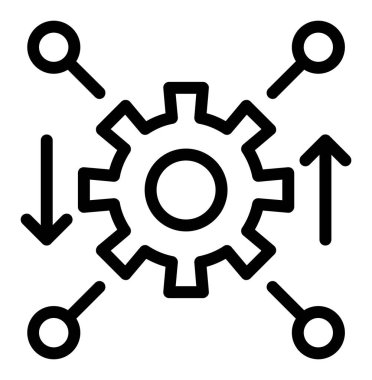 ağ web simgesi, vektör çizim