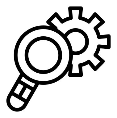 Teçhizat Web simgesi basit illüstrasyon