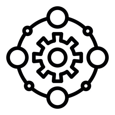 ağ paylaşım simgesi çizimi