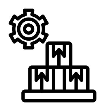 Fabrika simgesi, anahat stili