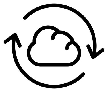 cloud computing. web icon simple design
