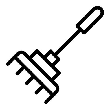 Tornavida. Web simgesi basit illüstrasyon