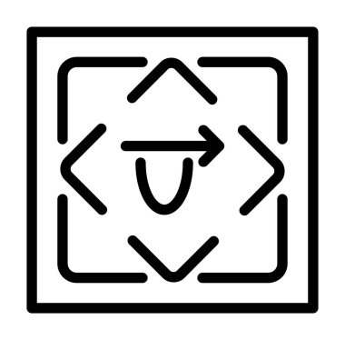 ok simgesi vektör illüstrasyonu