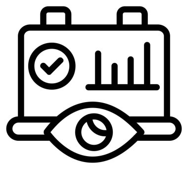 Göz işareti simgesi, özet biçimi