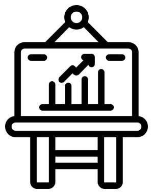 grafik ikonu vektör illüstrasyonu