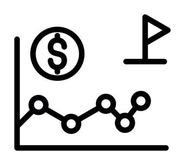 grafik ikonu vektör illüstrasyonu