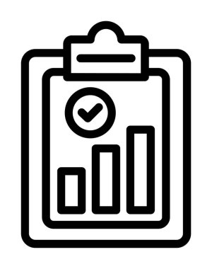 kontrol listesi simgesi, basit tasarım