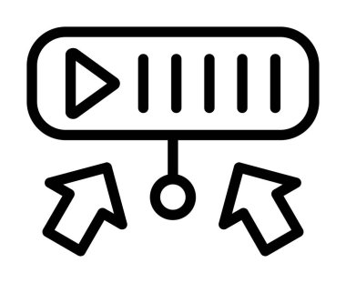 yemek ve pişirme vektörü simgesi